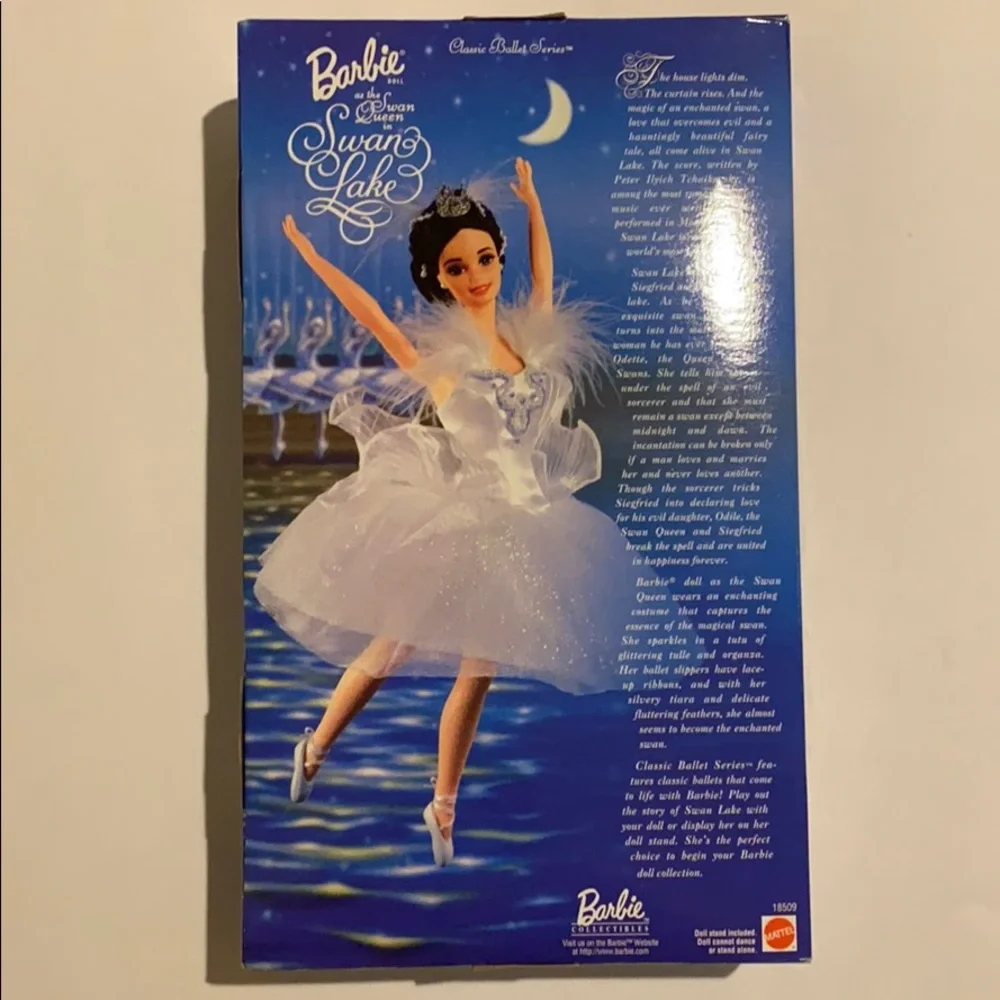 Vintage BARBIE Queen Swan Lake Collectors Edition